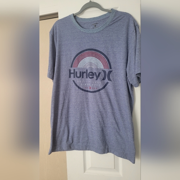 Hurley Heather Blue Short Sleeve Tee - Picture 1 of 2